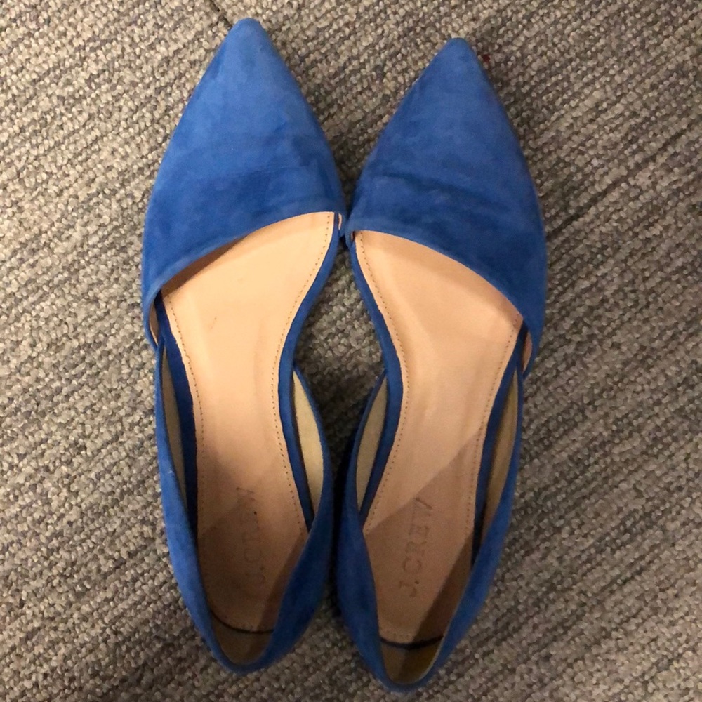 J.Crew suede flats size 6